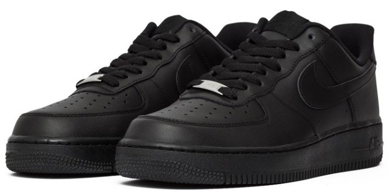 Оригінальні кросівки Nike Air Force 1 Low 07 "All Black" (315122-001), EUR 44