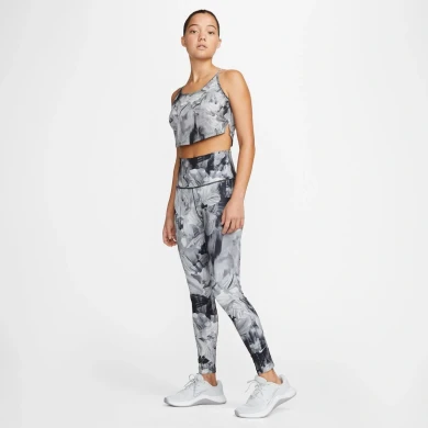 Женские Лосины Nike W Nk One Df Hr 7/8 Tght Aop (DV9864-010)