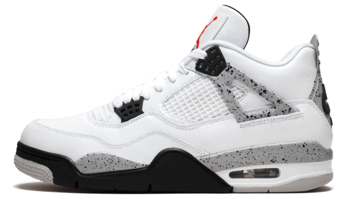Баскетбольные кроссовки Air Jordan 4 'White Cement', EUR 45