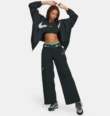 Брюки Женские Nike W Nsw Wvn Os Pant Hr Sw (FJ4934-010), S
