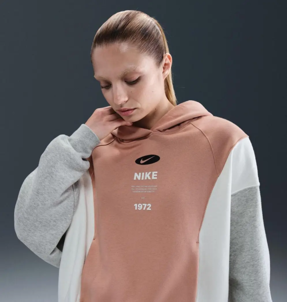 Худи женское Nike Nsw Phnx Flc Remix (IH8516-688)