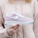 Кроссовки Nike Wmns Air Force 1 Flyknit Low "Weiss/Multi", EUR 38