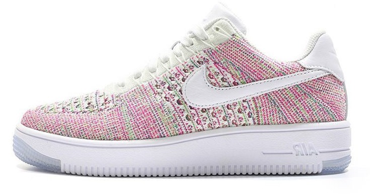 Кроссовки Nike Wmns Air Force 1 Flyknit Low "Weiss/Multi", EUR 40