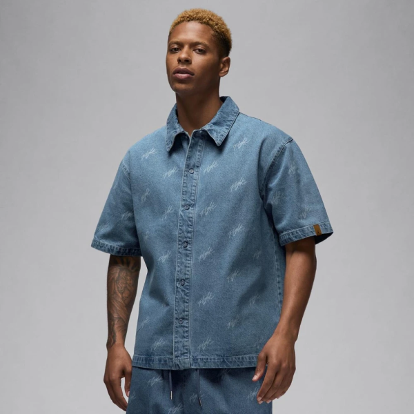 Сорочка чоловіча Jordan Flight Heritage Denim (FN4653-436)