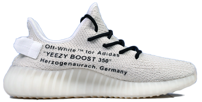 Кроссовки Adidas OFF-WHITE x Yeezy Boost 350 V2 "Cream White", EUR 44
