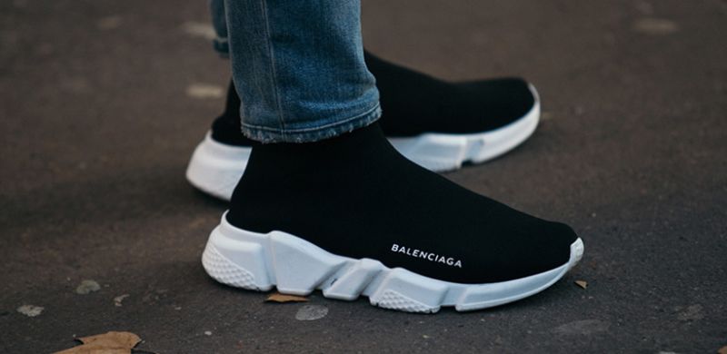 Кросівки Balenciaga Speed Trainer stretch-knit "Black/White", EUR 38