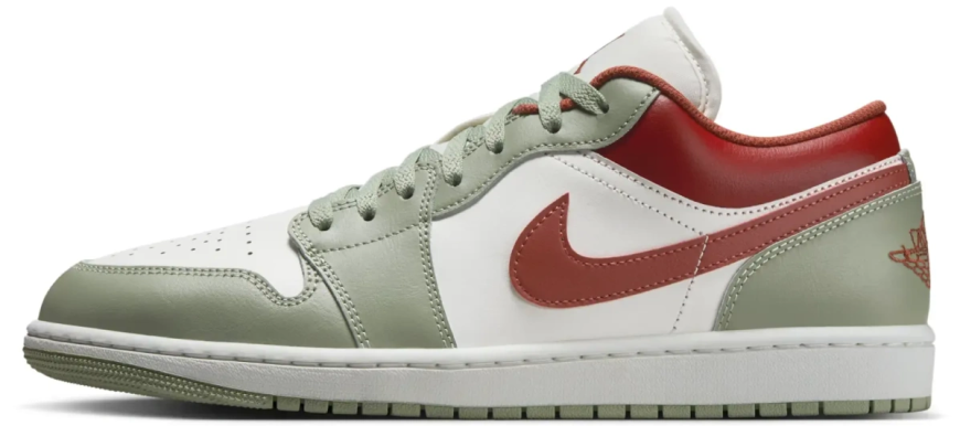 Кроссовки мужские Air Jordan 1 Low 'Jade Horizon' (553558-133), EUR 41