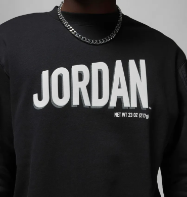 Свитшот мужской Air Jordan Flight Fleece Crew (DV7588-010), XL