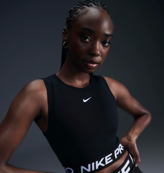 Топ женский Nike Pro Dri-Fit Cropped (FZ3615-010)