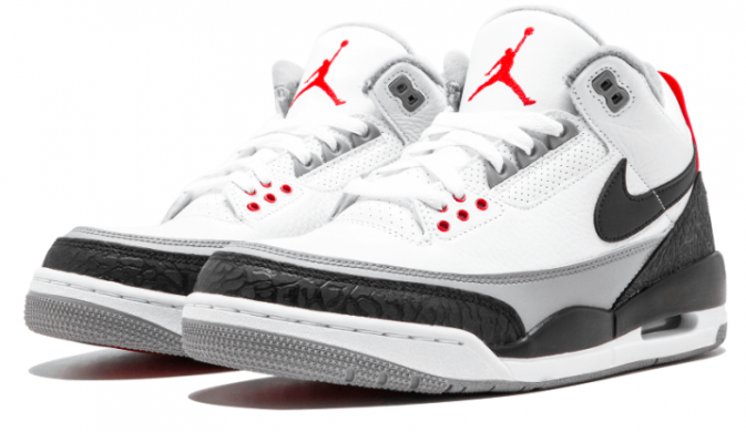 Баскетбольные кроссовки Air Jordan 3 Retro NRG "Tinker", EUR 43