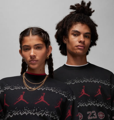 Свитшот Air Jordan Essentials Holiday Crew (FD7463-010), L