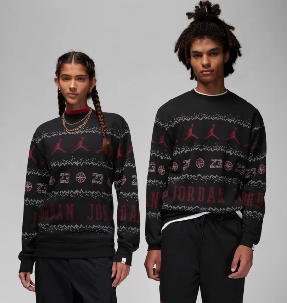 Свитшот Air Jordan Essentials Holiday Crew (FD7463-010)